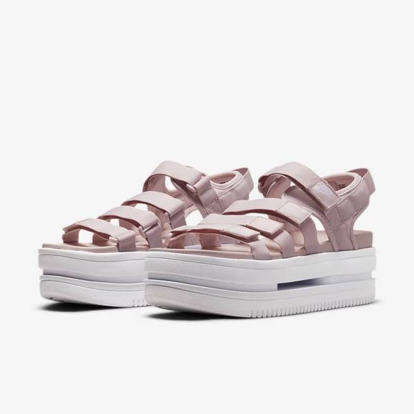 Women's Nike Icon Classic Sandals Rose / Pink / White | NK304NBS