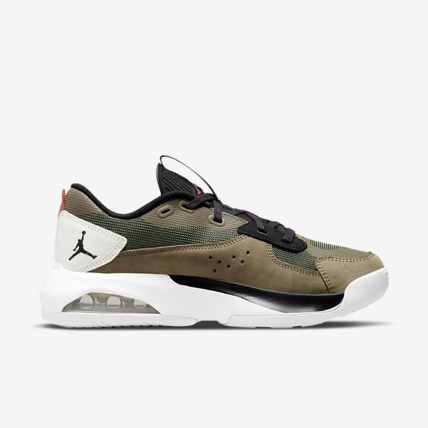 Women's Nike Jordan Air 200E Sneakers Olive / White / Brown / Red | NK504EVG