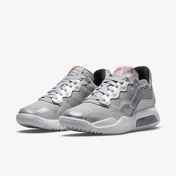 Women's Nike Jordan MA2 Sneakers Grey / Metal Silver / Platinum / Black | NK164NAT