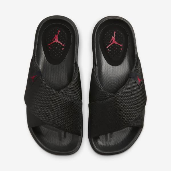 Women's Nike Jordan Sophia Slides Black / Red | NK097JYF