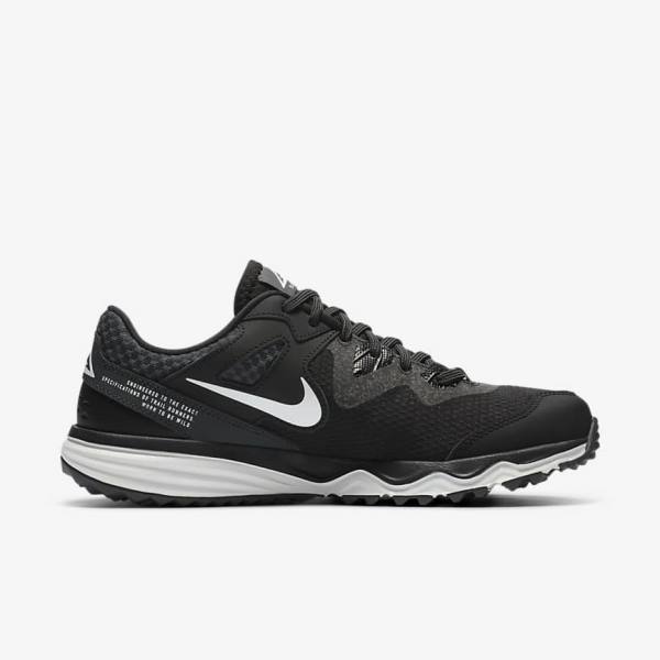 Women's Nike Juniper Trail Trail Running Shoes Black / Dark Grey / White | NK953GKL