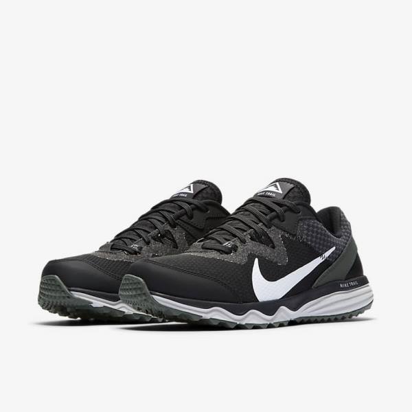 Women's Nike Juniper Trail Trail Running Shoes Black / Dark Grey / White | NK953GKL