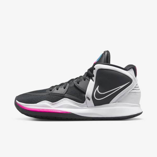 Women\'s Nike Kyrie Infinity Basketball Shoes Black / Grey / Pink / White | NK513RLP