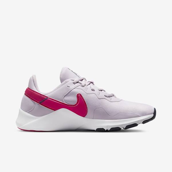 Women's Nike Legend Essential 2 Training Shoes White / Blue / Pink | NK635TSY