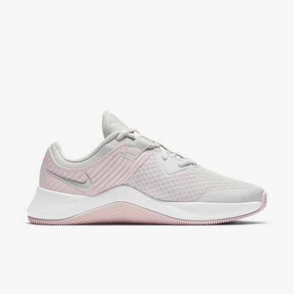 Women's Nike MC Trainer Training Shoes Platinum / Rose / White / Metal Silver | NK395XJL