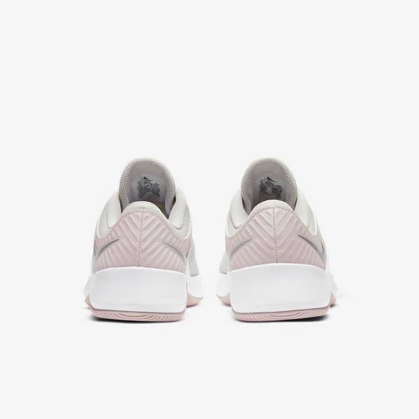 Women's Nike MC Trainer Training Shoes Platinum / Rose / White / Metal Silver | NK395XJL