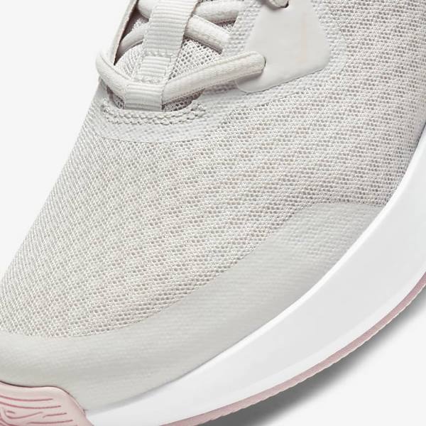 Women's Nike MC Trainer Training Shoes Platinum / Rose / White / Metal Silver | NK395XJL