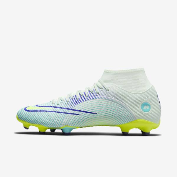 Women\'s Nike Mercurial Dream Speed Superfly 8 Academy MG Multi-Grounds Football Shoes Green / Purple / Green | NK462PDH