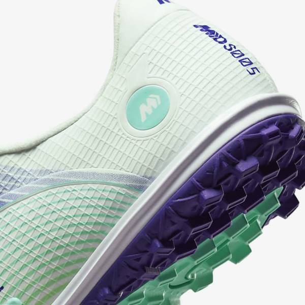 Women's Nike Mercurial Dream Speed Vapor 14 Academy TF Turf Football Shoes Green / Purple / Green | NK972OAR