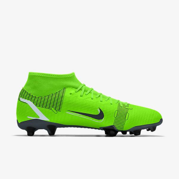 Women's Nike Mercurial Superfly 8 Academy By You Custom Football Shoes Multicolor | NK215ESI