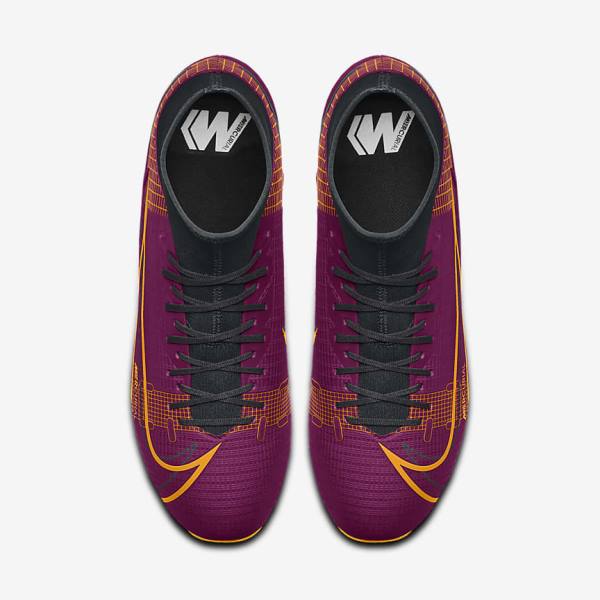 Women's Nike Mercurial Superfly 8 Academy By You Custom Football Shoes Multicolor | NK395SVX