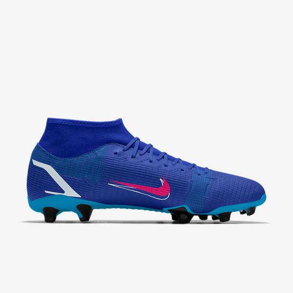 Women's Nike Mercurial Superfly 8 Academy By You Custom Football Shoes Multicolor | NK571IBV