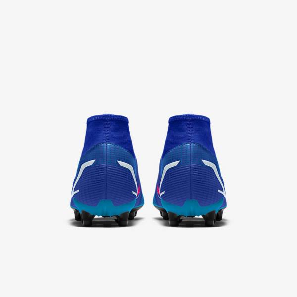 Women's Nike Mercurial Superfly 8 Academy By You Custom Football Shoes Multicolor | NK571IBV