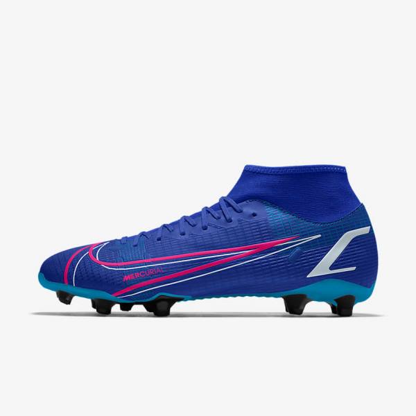 Women\'s Nike Mercurial Superfly 8 Academy By You Custom Football Shoes Multicolor | NK571IBV