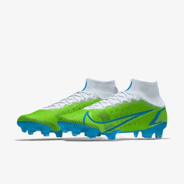 Women's Nike Mercurial Superfly 8 Elite By You Custom Football Shoes Multicolor | NK054ZQL