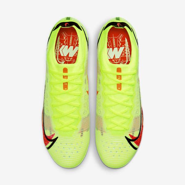 Women's Nike Mercurial Vapor 14 Elite FG Firm-Ground Football Shoes Black / Light Red | NK067LHK