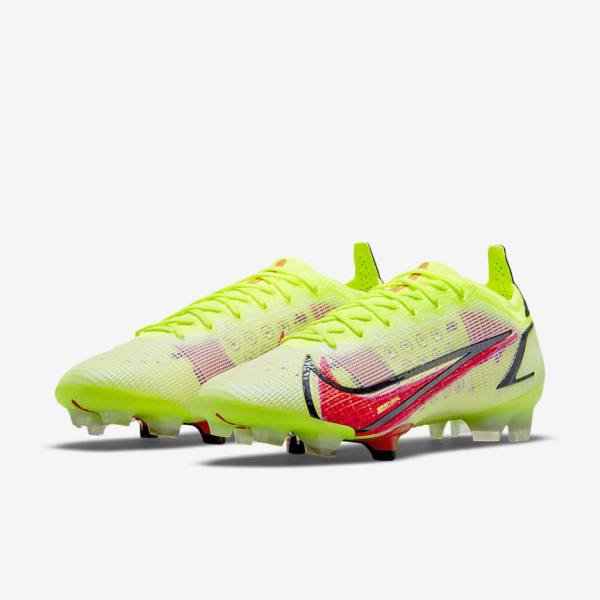 Women's Nike Mercurial Vapor 14 Elite FG Firm-Ground Football Shoes Black / Light Red | NK067LHK