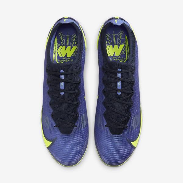 Women's Nike Mercurial Vapor 14 Elite FG Firm-Ground Football Shoes Blue | NK346QEF