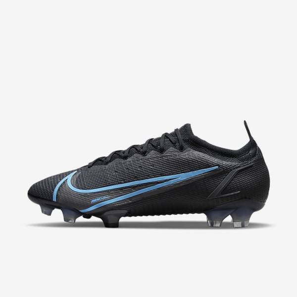 Women\'s Nike Mercurial Vapor 14 Elite FG Firm-Ground Football Shoes Black | NK470JDU