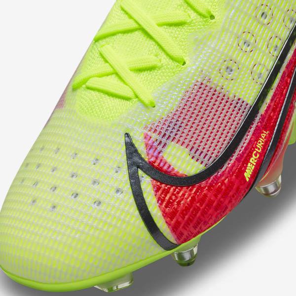 Women's Nike Mercurial Vapor 14 Elite SG-Pro AC Soft-Ground Football Shoes Black / Light Red | NK243ELD