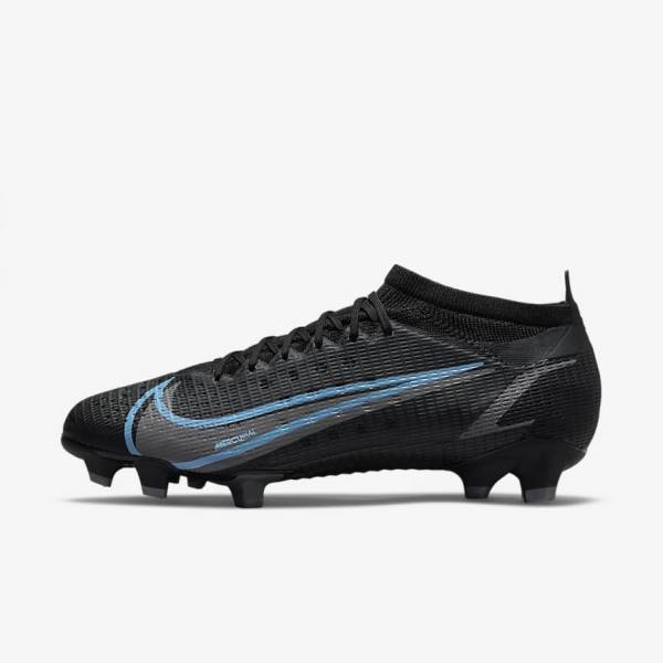 Women\'s Nike Mercurial Vapor 14 Pro FG Firm-Ground Football Shoes Black | NK372YTV