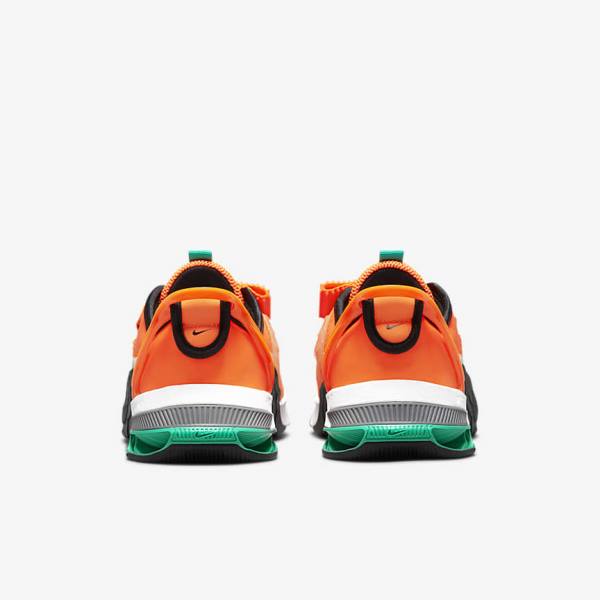 Women's Nike Metcon 7 FlyEase Training Shoes Orange / Dark Grey / Turquoise / White | NK109MXB