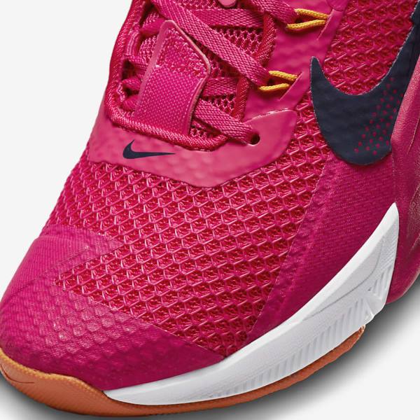 Women's Nike Metcon 7 Training Shoes Pink / Yellow / Blue | NK915OFM