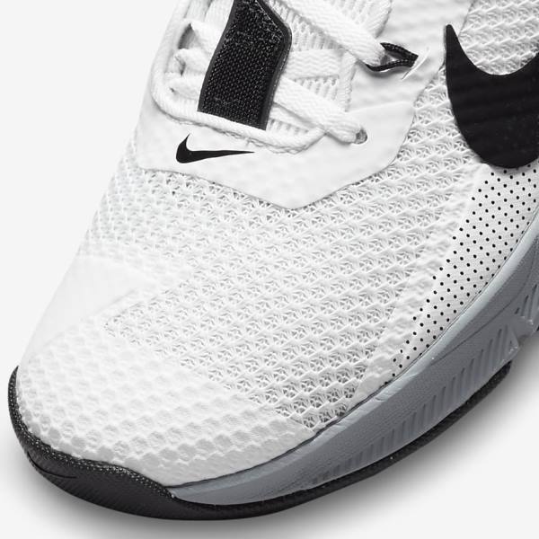 Women's Nike Metcon 7 Training Shoes White / Grey / Platinum / Black | NK639BUC