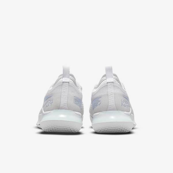 Women's Nike NikeCourt React Vapor NXT Hard Court Tennis Shoes White | NK875OEP