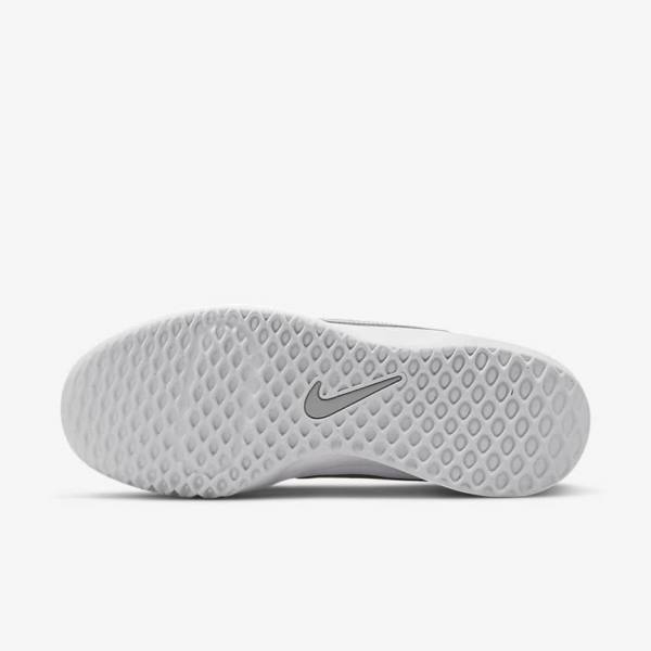 Women's Nike NikeCourt Zoom Lite 3 Tennis Shoes White / Metal Silver | NK582DJR