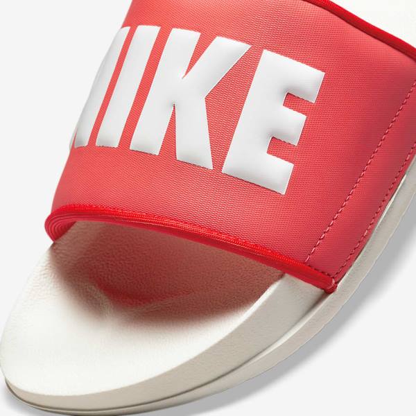 Women's Nike Offcourt Slides Red / White | NK723CIB