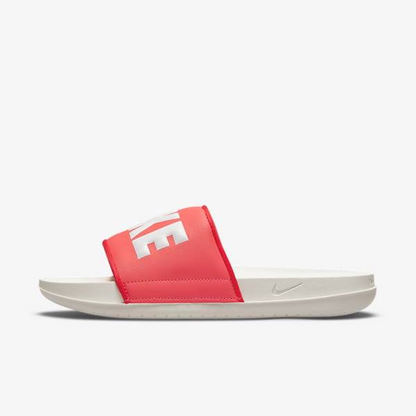 Women\'s Nike Offcourt Slides Red / White | NK723CIB