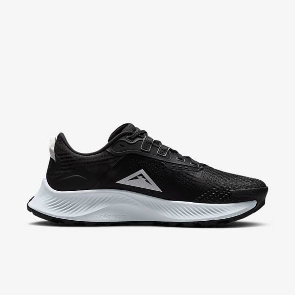 Women's Nike Pegasus Trail 3 Trail Running Shoes Black / Dark Grey / Platinum | NK527RSX