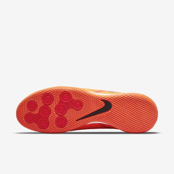 Women's Nike Phantom GT2 Academy Dynamic Fit IC Indoor Court Football Shoes Orange / Light Red / Black | NK685RAU