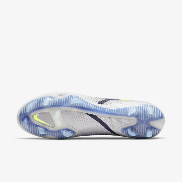 Women's Nike Phantom GT2 Dynamic Fit Elite FG Firm-Ground Football Shoes Blue / Grey | NK023UNA