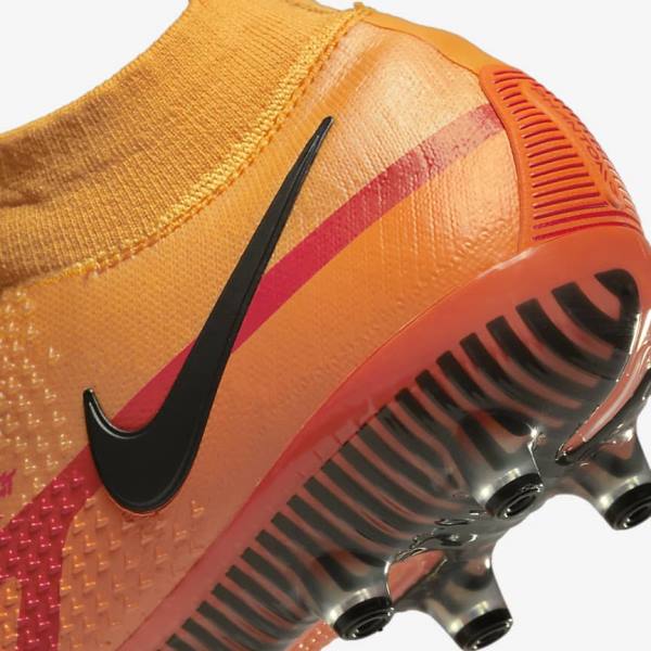 Women's Nike Phantom GT2 Dynamic Fit Elite AG-Pro Artificial-Grass Football Shoes Orange / Light Red / Black | NK890THI