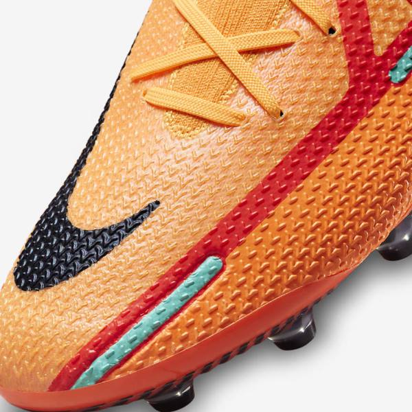 Women's Nike Phantom GT2 Elite AG-Pro Artificial-Grass Football Shoes Orange / Light Red / Black | NK289QTV