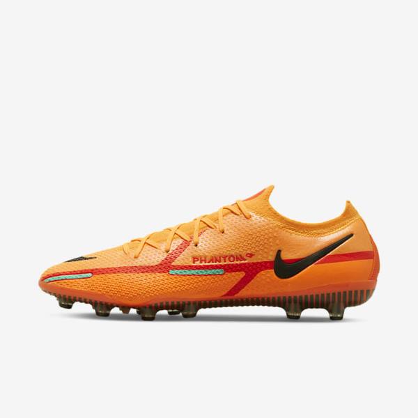 Women\'s Nike Phantom GT2 Elite AG-Pro Artificial-Grass Football Shoes Orange / Light Red / Black | NK289QTV