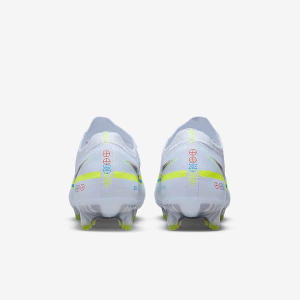 Women's Nike Phantom GT2 Elite FG Firm-Ground Football Shoes Grey / Light Blue | NK529QTW