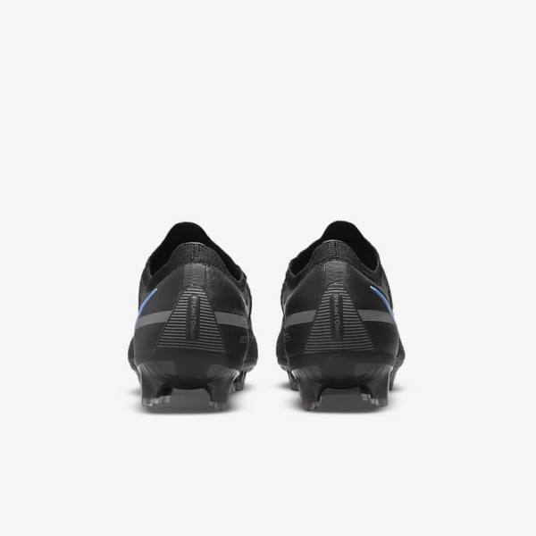 Women's Nike Phantom GT2 Elite FG Firm-Ground Football Shoes Black / Grey | NK762NKV