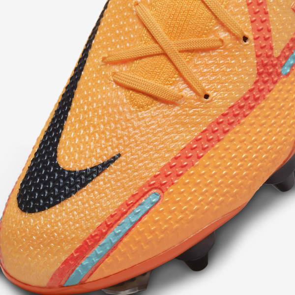 Women's Nike Phantom GT2 Elite SG-Pro AC Soft-Ground Football Shoes Orange / Light Red / Black | NK185NBU