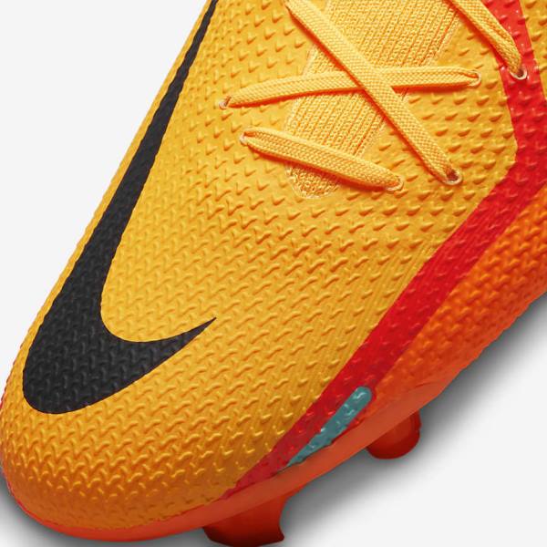 Women's Nike Phantom GT2 Pro FG Firm-Ground Football Shoes Orange / Light Red / Black | NK136TPU