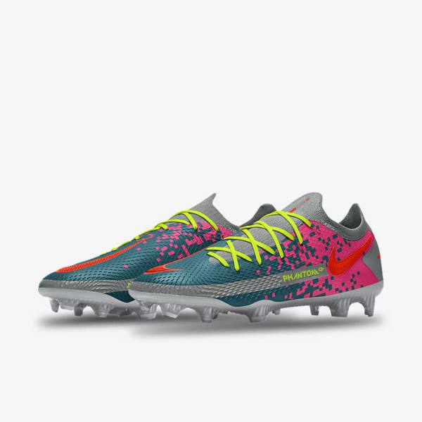 Women's Nike Phantom GT Elite By You Custom Firm Ground Football Shoes Multicolor | NK216WNO