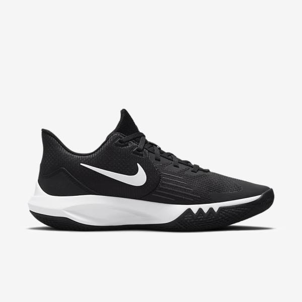 Women's Nike Precision 5 Basketball Shoes Black / Dark Grey / White | NK462XLZ