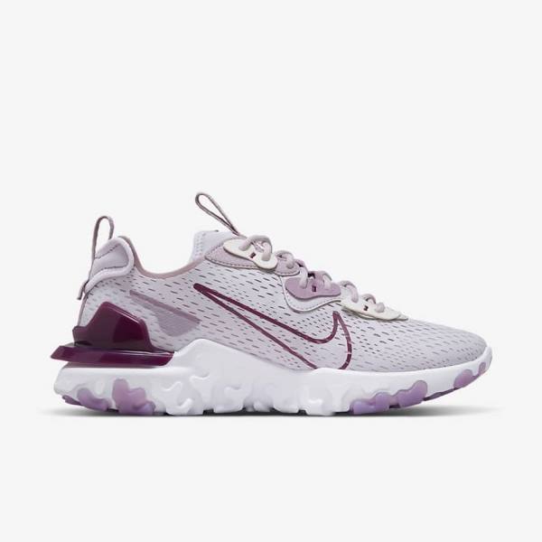 Women's Nike React Vision Sneakers Purple | NK280INT