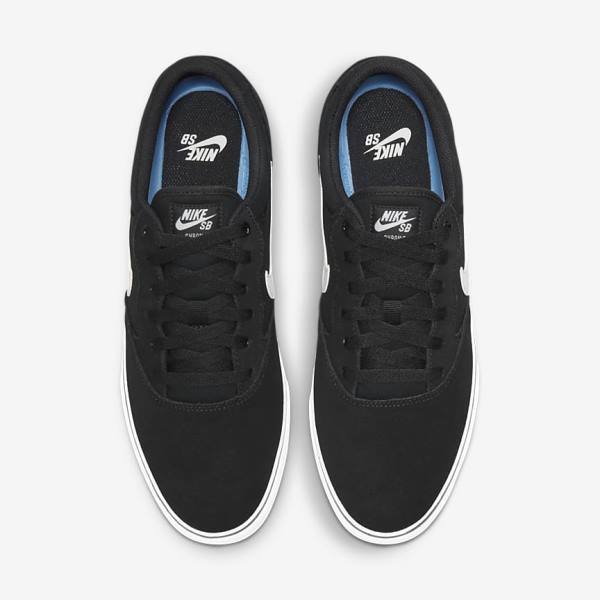 Women's Nike SB Chron 2 Skate Shoes Black / White | NK342YGI