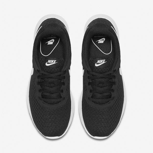 Women's Nike Tanjun Sneakers Black / White | NK935MUO