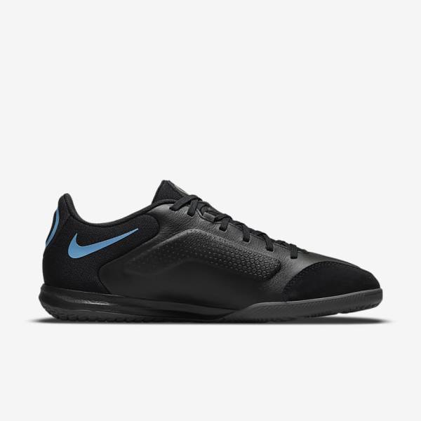 Women's Nike Tiempo Legend 9 Academy IC Indoor-Court Football Shoes Black / Grey | NK417QGU