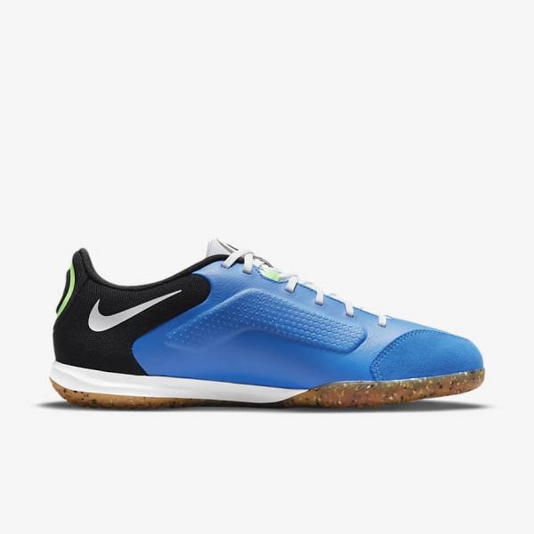 Women's Nike Tiempo Legend 9 Academy IC Indoor-Court Football Shoes Light Blue / Light Green / Brown / Black | NK978CVA