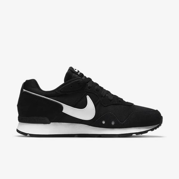 Women's Nike Venture Runner Sneakers Black / White | NK385TLF